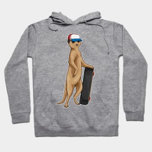 Meerkat Skater Skateboard Sports Hoodie